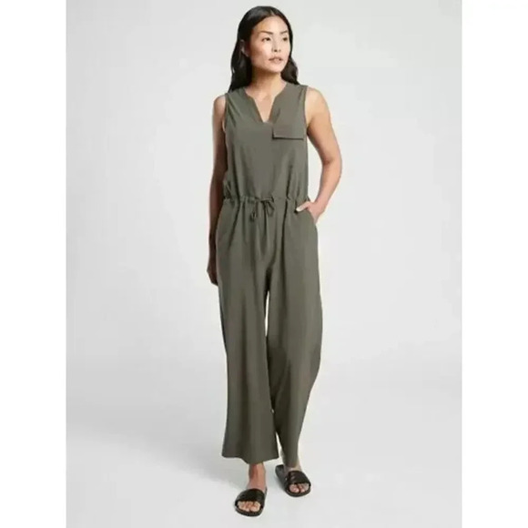 Athleta Topanga Jumpsuit Gray Size XS - Picture 1 of 10